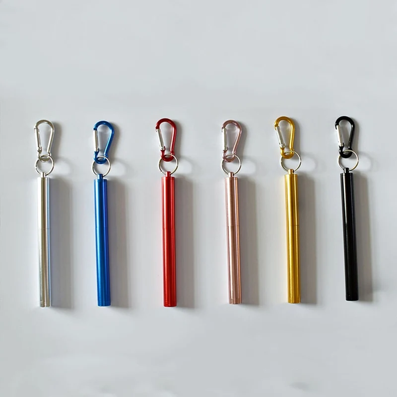 Paille Inox Télescopique et Réutilisable + Brosse Nettoyage | Patisserie et Cuisine