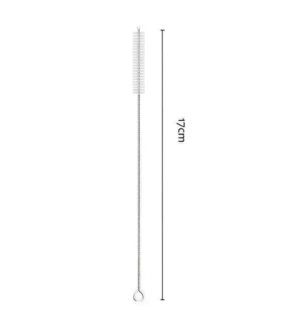 Paille Silicone Réutilisable + Brosse Nettoyage | Patisserie et Cuisine