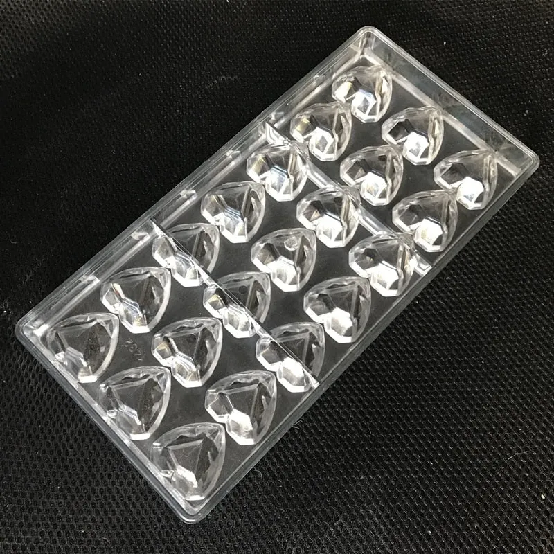 Moule Polycarbonate Chocolat - Coeur Origami