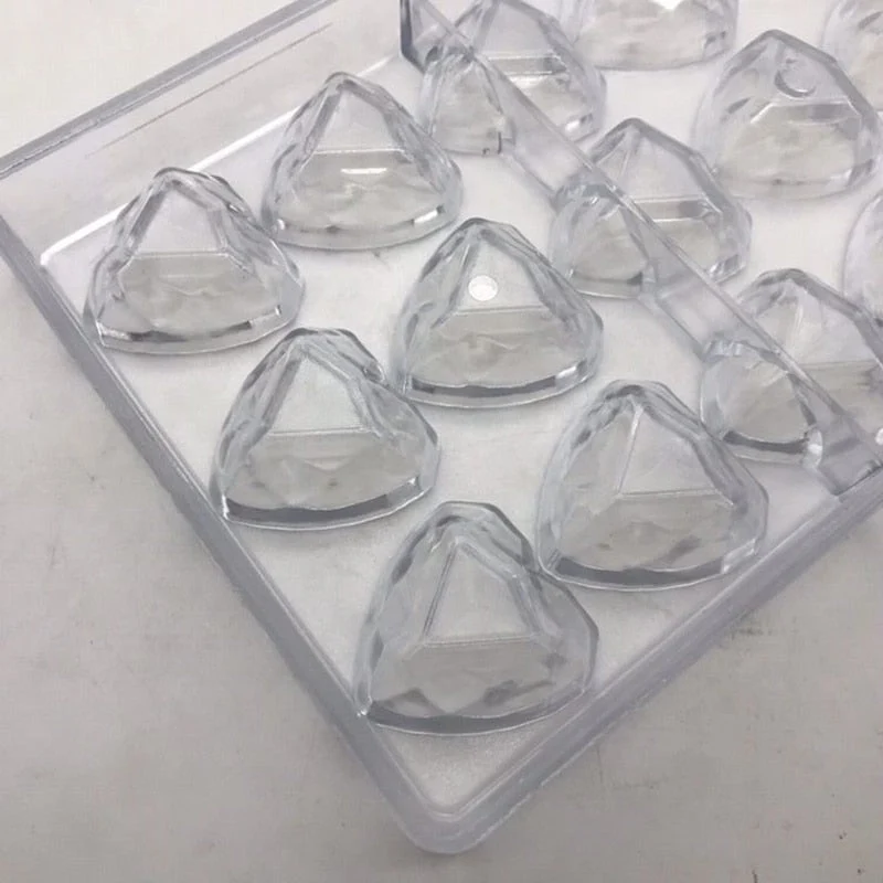 Moule Polycarbonate Chocolat - Coeur Origami