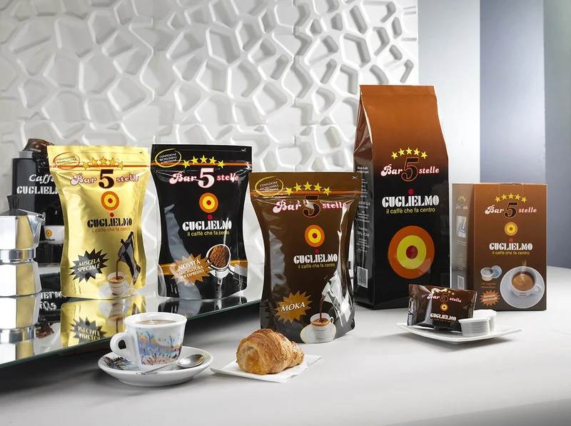 Caffè Guglielmo in grani Bar 5 Stelle 1 Kg