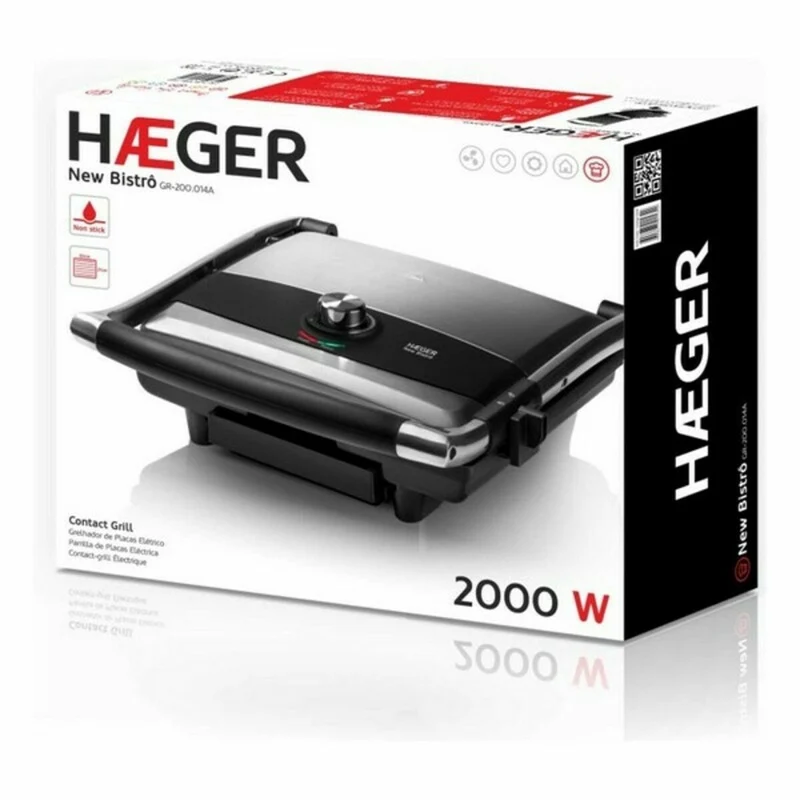 Barbecue électrique Haeger GR-200.014A 2000 W