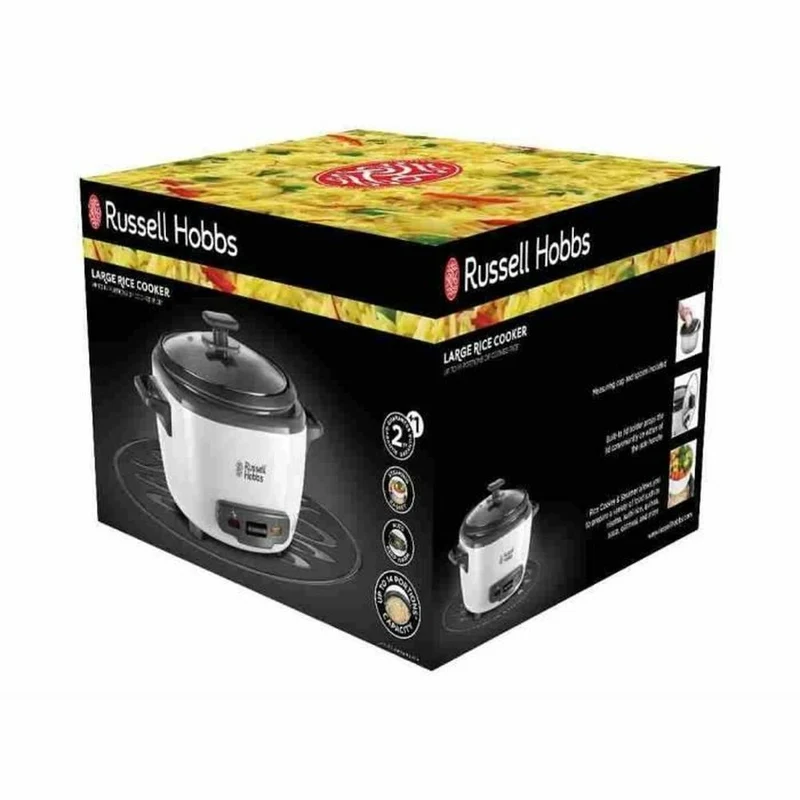 Cuiseur à riz Russell Hobbs 27040-56 Blanc Noir 500 W 2 L