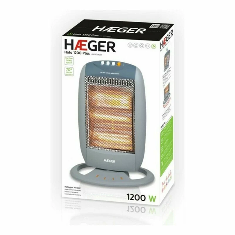 Chauffage portatif Haeger HH-120.002A Blanc 1200 W