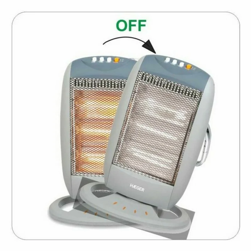 Chauffage portatif Haeger HH-120.002A Blanc 1200 W
