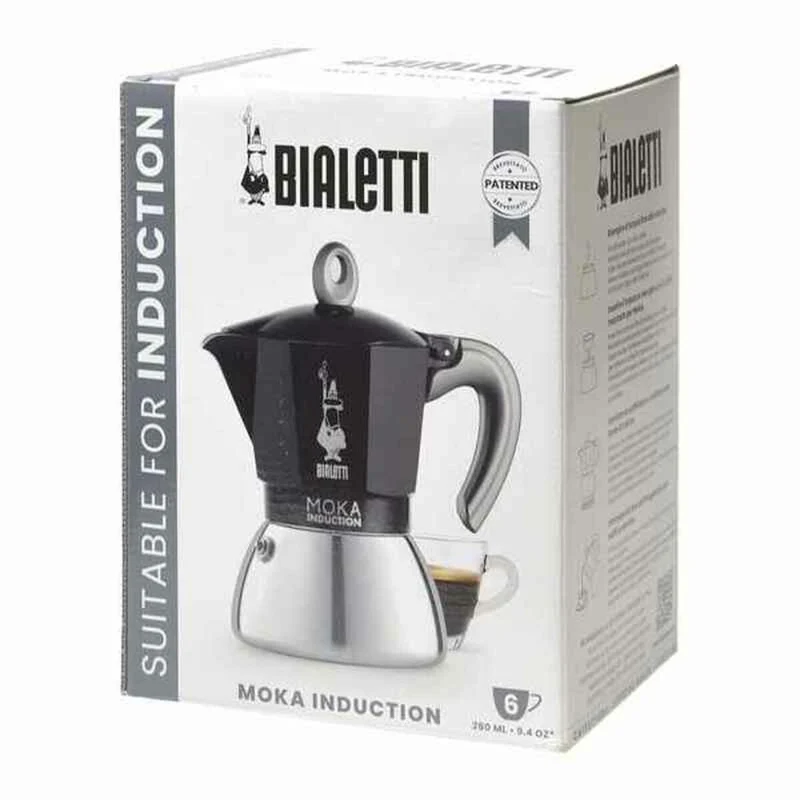 Cafetière italienne Beurer BIALETTI NEW MOKA 6 tasses Noir Métal Aluminium