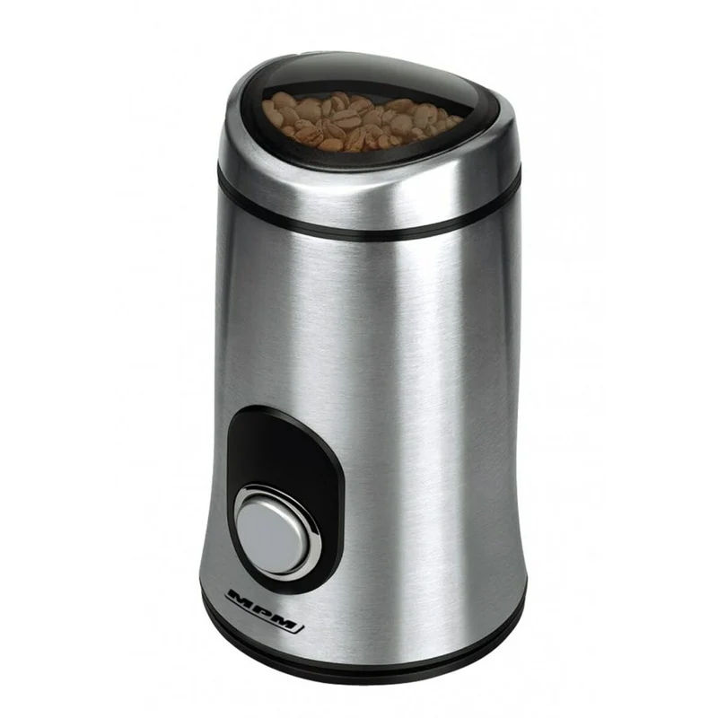 Moulin à café Mpm MMK-02M noir transparent argent aluminium 150 W