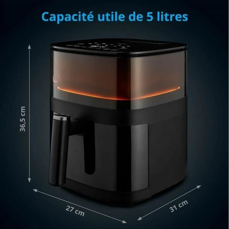 Friteuse à air Medion Noir 1500 W 5 L