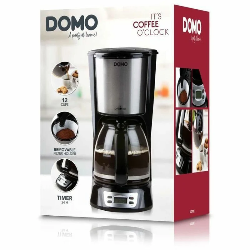 Machine à café filtre DOMO DO708K Noir 1000 W