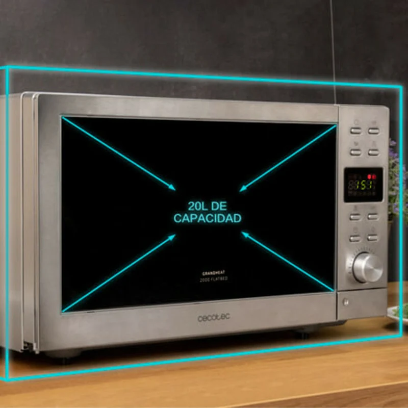 Micro-ondes avec Grill Cecotec GrandHeat 2010 Plat Acier 20 L