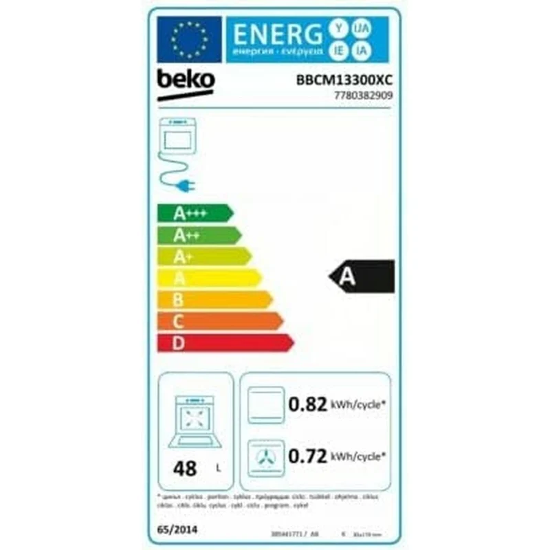 Four Compact BEKO BBCM13300XC 48 L