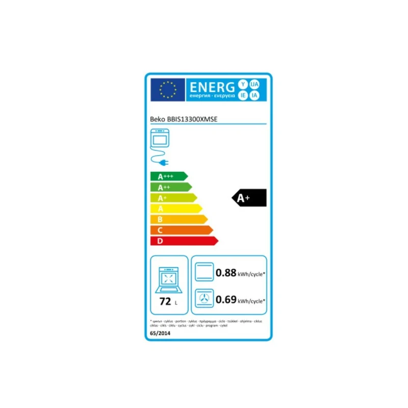 Four multifonction BEKO BBIS13300XMSE 72 L 3000 W 100 W