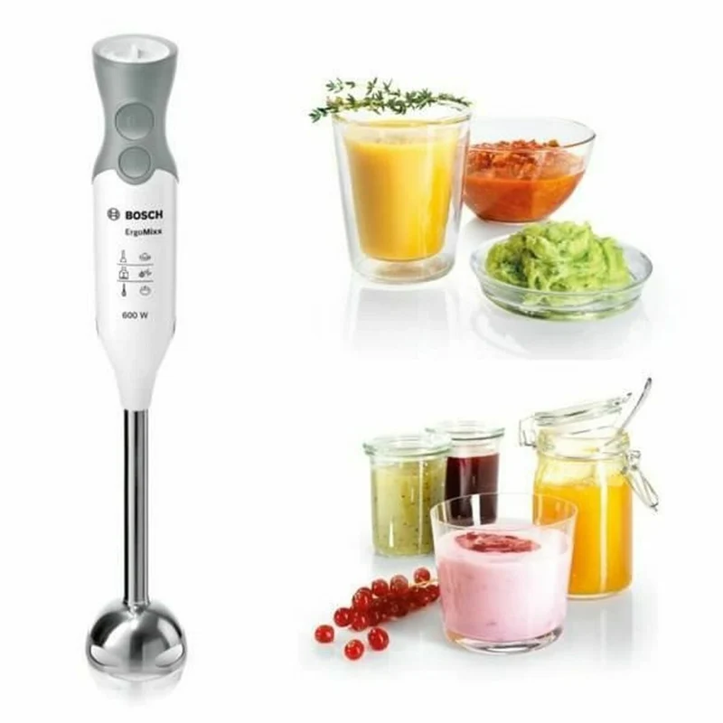 Mixeur plongeant BOSCH MSM66150 Blanc Argent 600 W