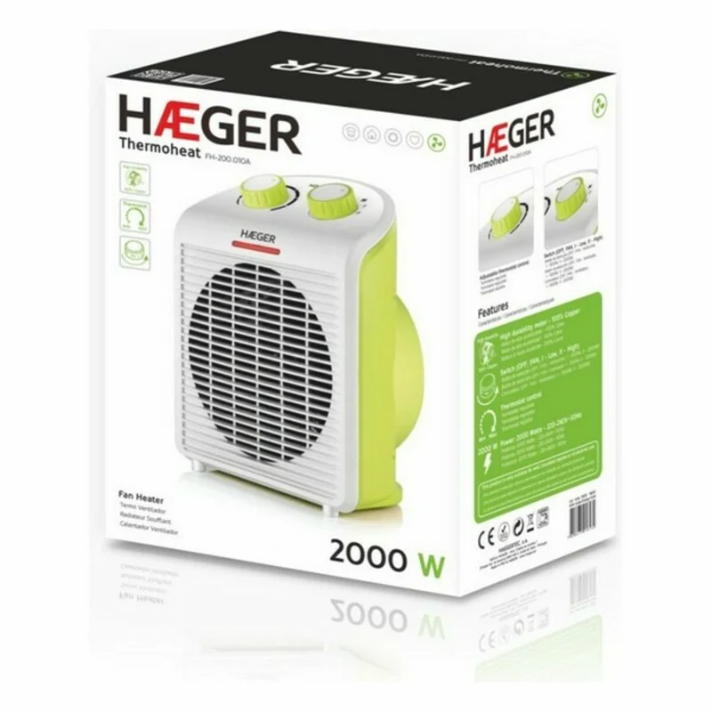 Chauffage Haeger FH-200.010A 2000 W multicolore