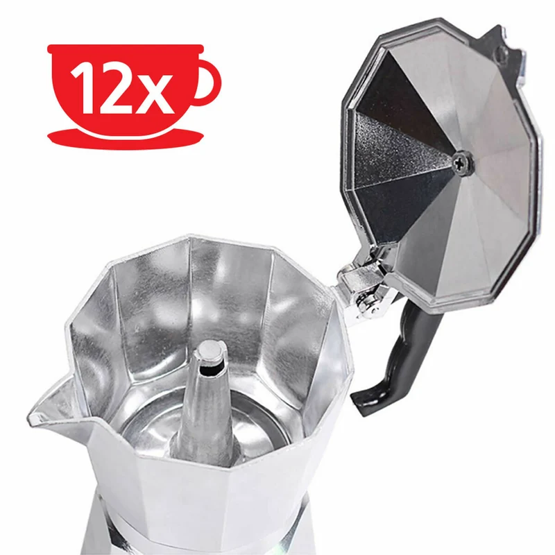 Cafetière italienne Haeger CP-12A.009A Aluminium 300 ml
