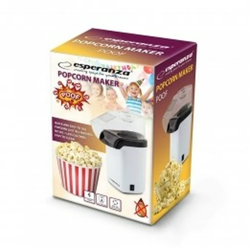 Machine à pop-corn Esperanza EKP005W noir