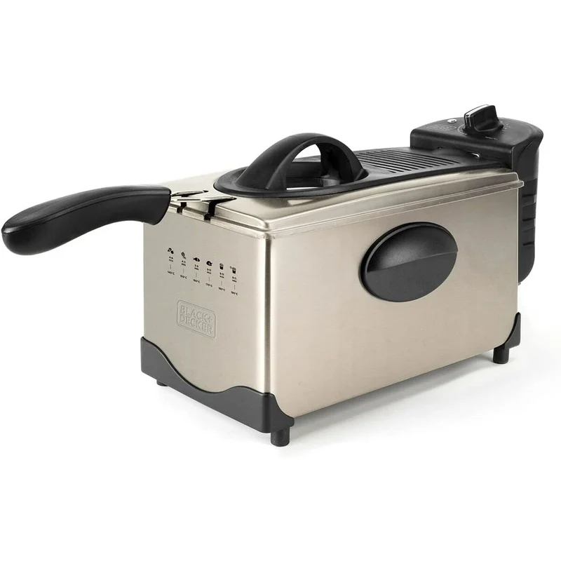Friteuse à air Black & Decker ES9730040B 2100 W 3 L Gris