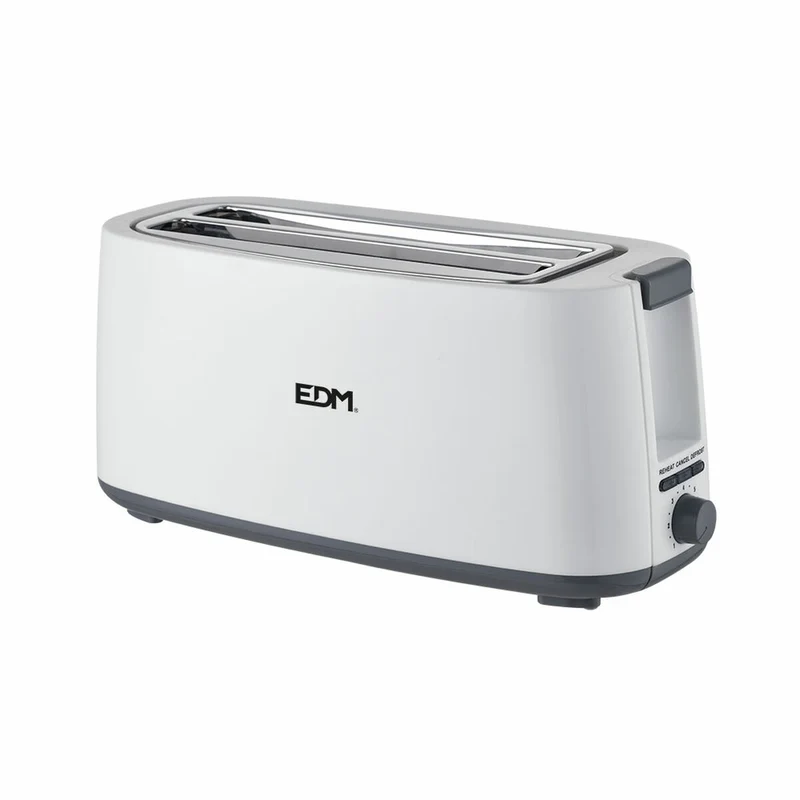 Grille-pain EDM 07799 Blanc Design 1400 W Double fente