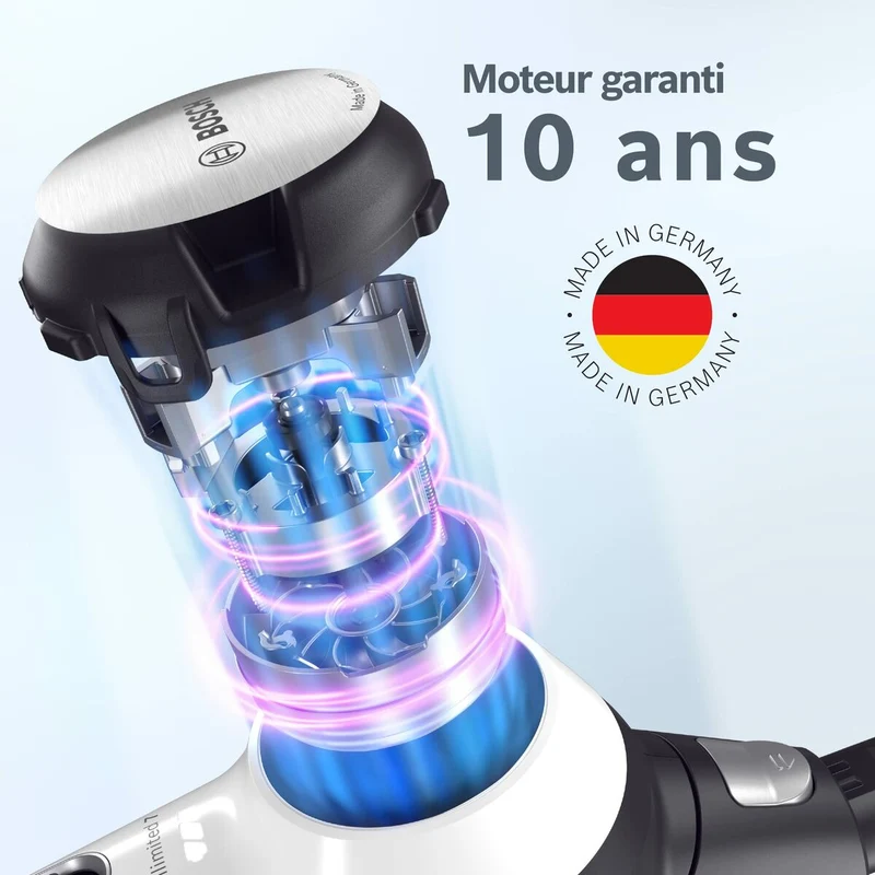 Aspirateur balai BOSCH BBS711W blanc noir