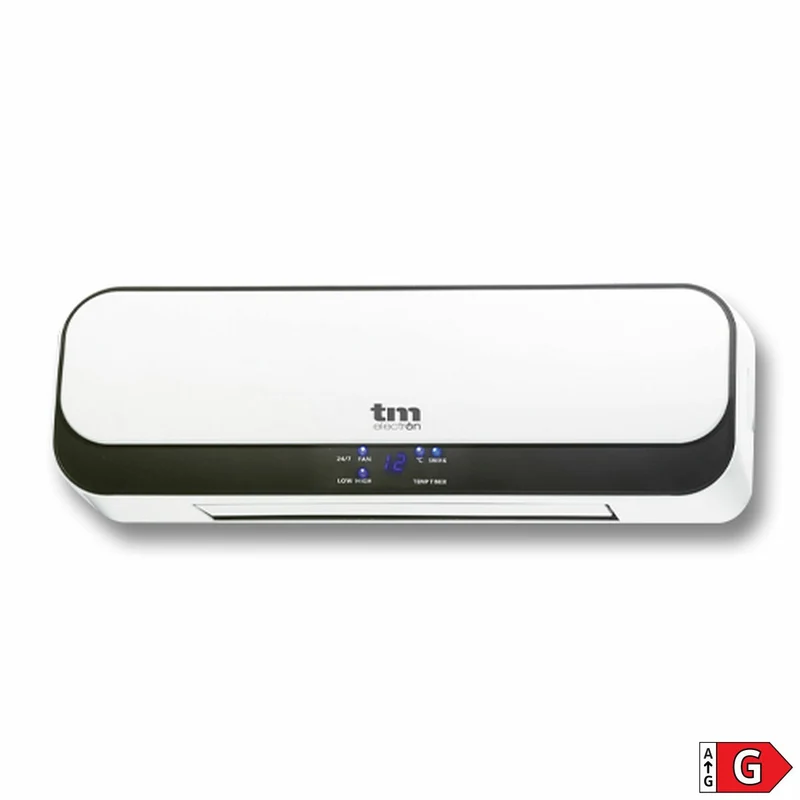 Chauffage mural électrique TM Electron 2000 W noir/blanc