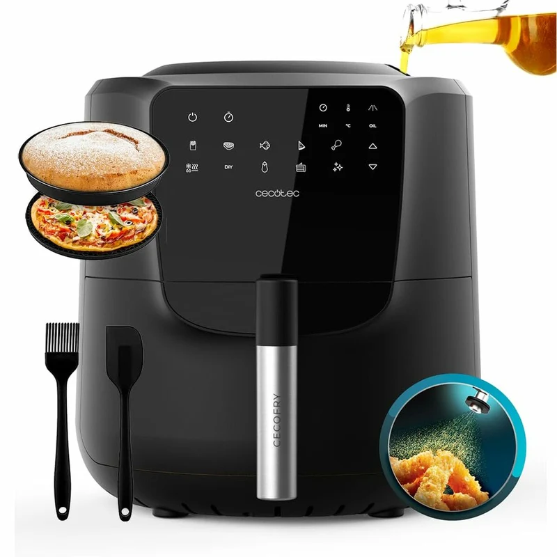 Friteuse à air Cecotec Cecofry Rain Pack 1550 W 5,5 L Noir