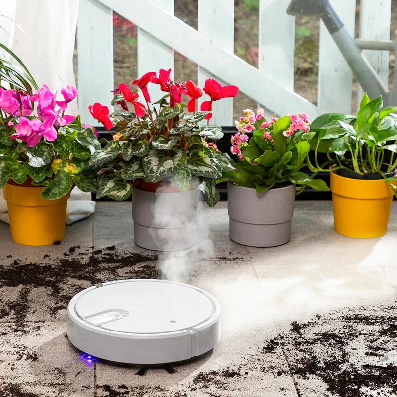 Aspirateur robot rechargeable multifonction 5-en-1 Varob InnovaGoods