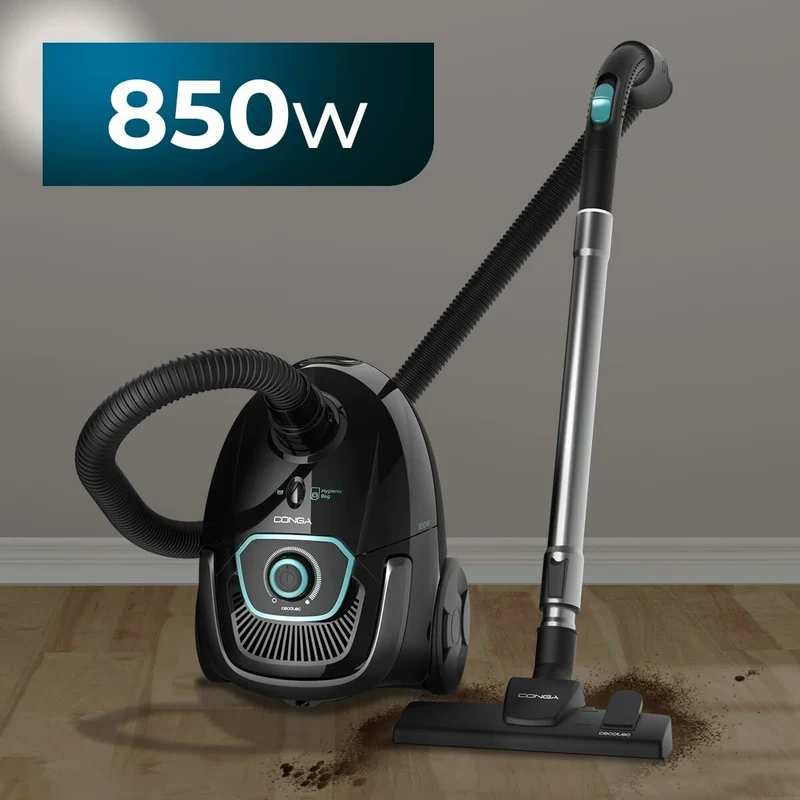 Extracteur Cecotec Conga Powerbag 2500 Compact Plus Noir