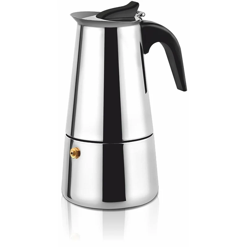 Cafetière italienne Haeger CP-06S.001A Acier inoxydable noir 6 tasses