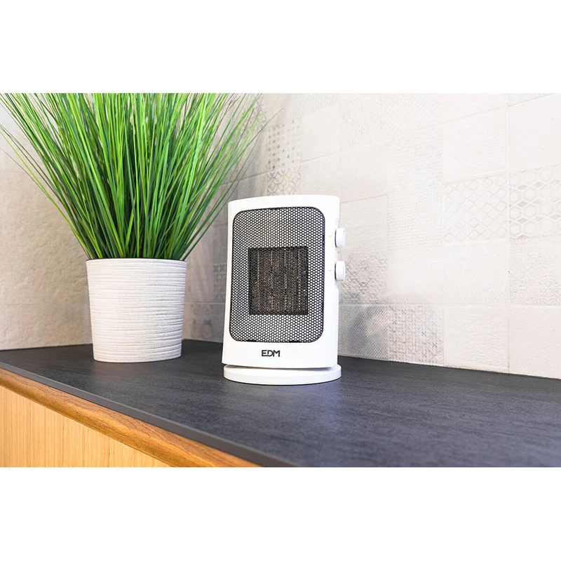 Chauffage vertical EDM 07186 Gris 1000 - 1500 W Oscillation