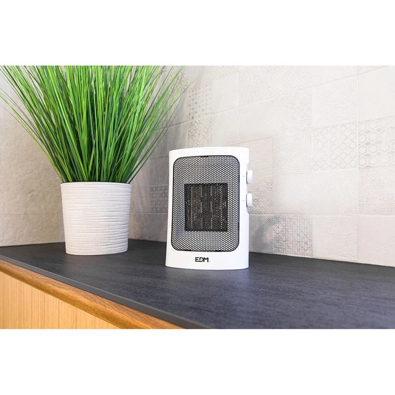 Chauffage vertical EDM 07185 Blanc Gris 1000 - 1500 W
