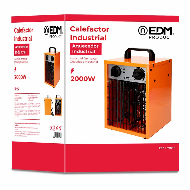 Chauffage industriel EDM 07096 Série Industrie Orange 2000 W
