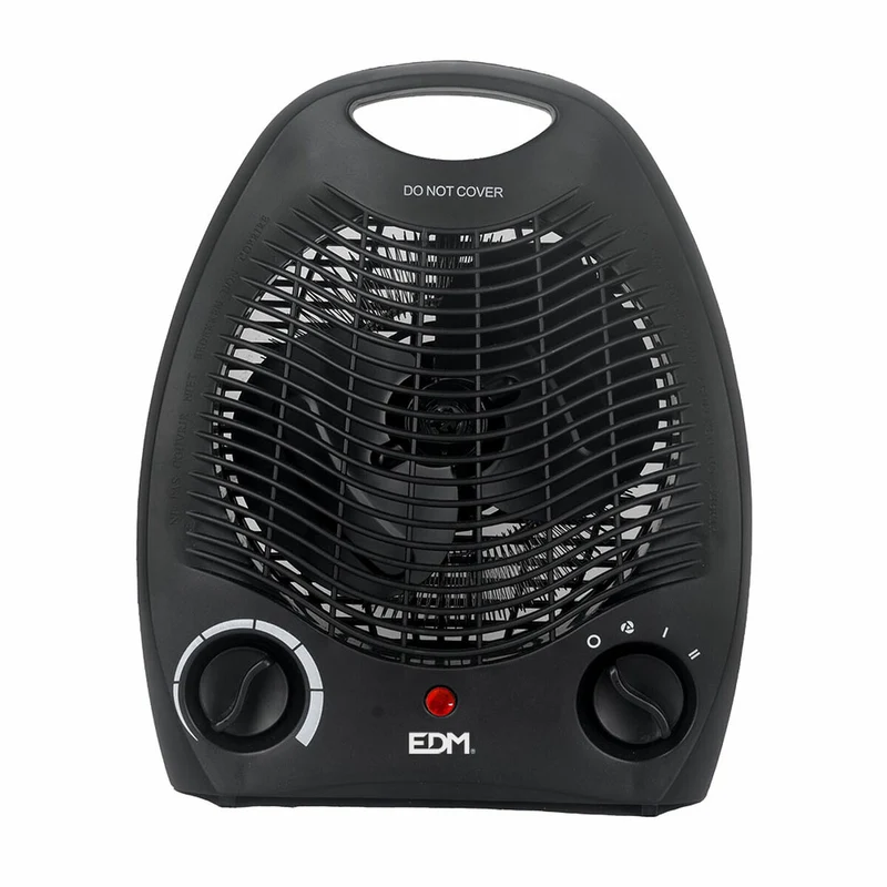 Mini radiateur électrique portable EDM 07220 Noir 1000 - 2000 W