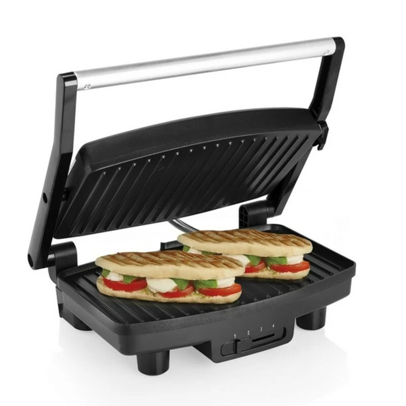 Grill de contact Tristar GR-2856 1000W Acier Noir 28 x 19 cm