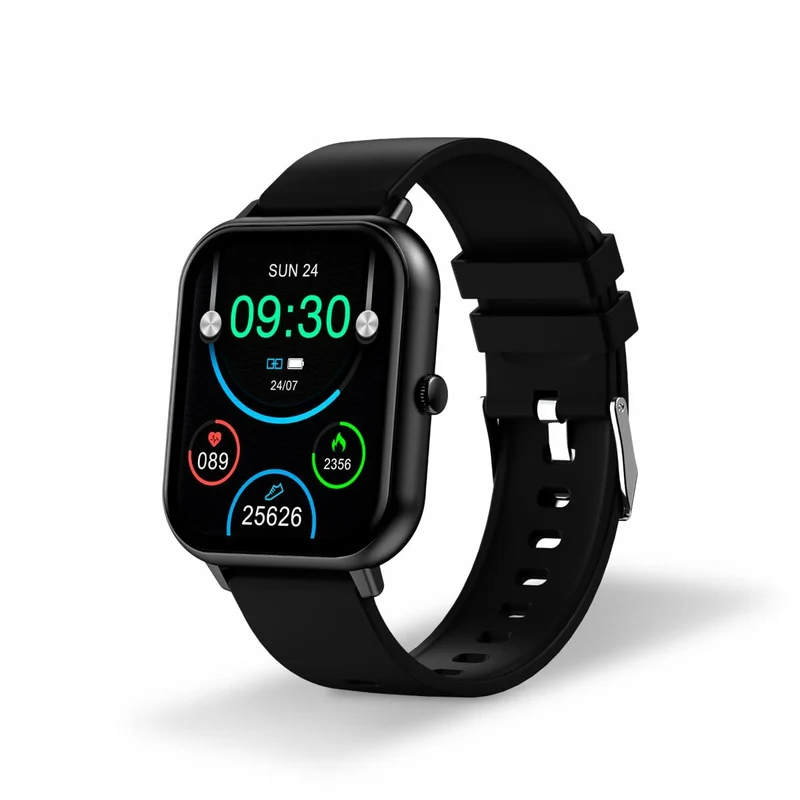 Montre connectée DCU CURVED GLASS PRO 1,83" Noir