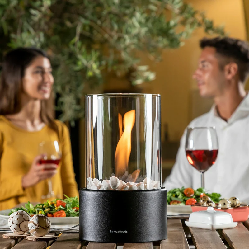 Cheminée de table décorative au bioéthanol Heatfir InnovaGoods