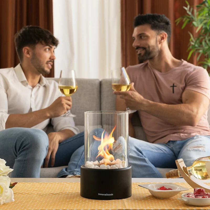 Cheminée de table décorative au bioéthanol Heatfir InnovaGoods