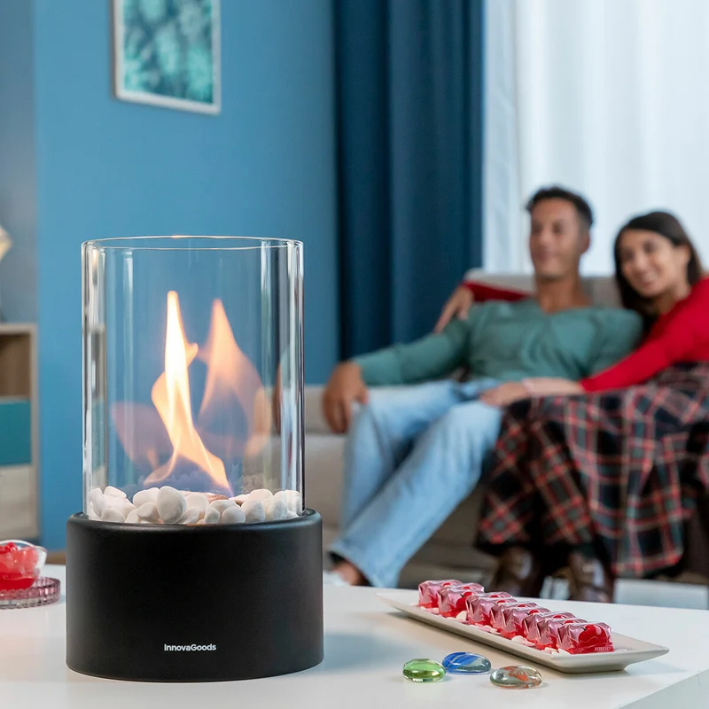 Cheminée de table décorative au bioéthanol Heatfir InnovaGoods
