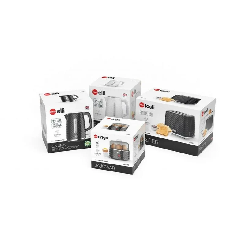 Bouilloire Eldom ELLI Plastique Blanc 2200 W