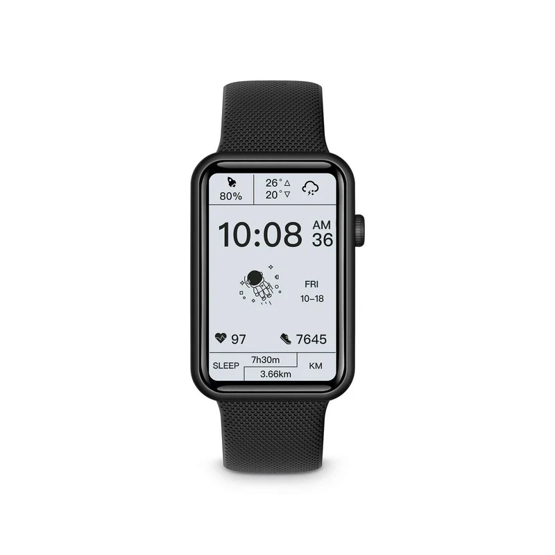 Montre Connectée KSIX Tube 1,57" Noir