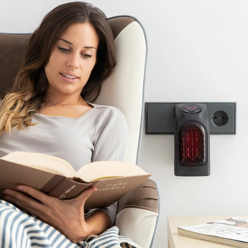 Mini chauffe-prise portable Heatpod InnovaGoods 400 W