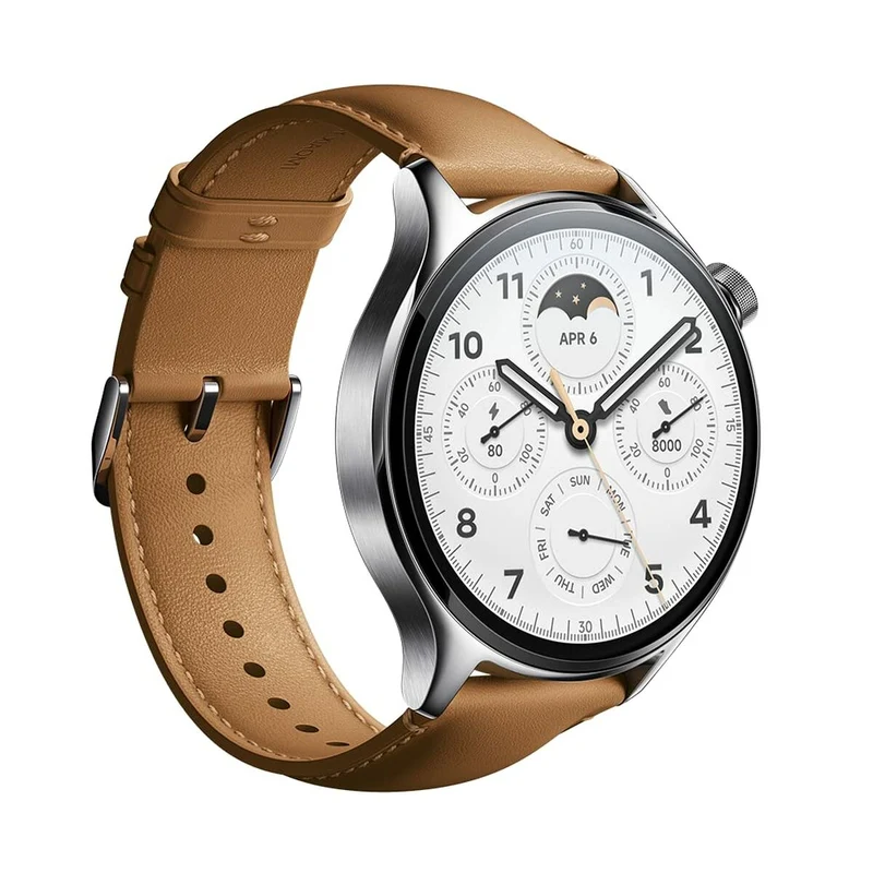 Montre connectée Xiaomi Watch S1 Pro marron argent