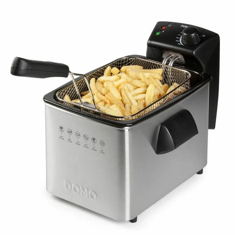 Friteuse DOMO DO465FR 4 L 3000 W Acier Argenté