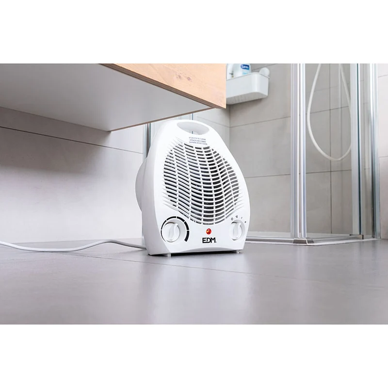 Chauffage vertical EDM 07204 Blanc 1000-2000 W 1000 - 2000 W