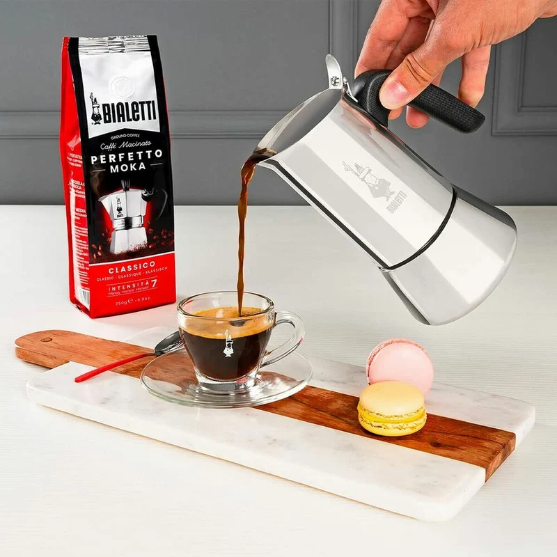 Cafetière italienne Bialetti Venus boîte Argent Acier inoxydable 100 ml 2 Tasses