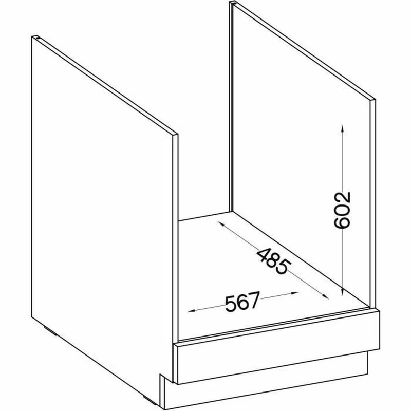 Boîtier de four Gris