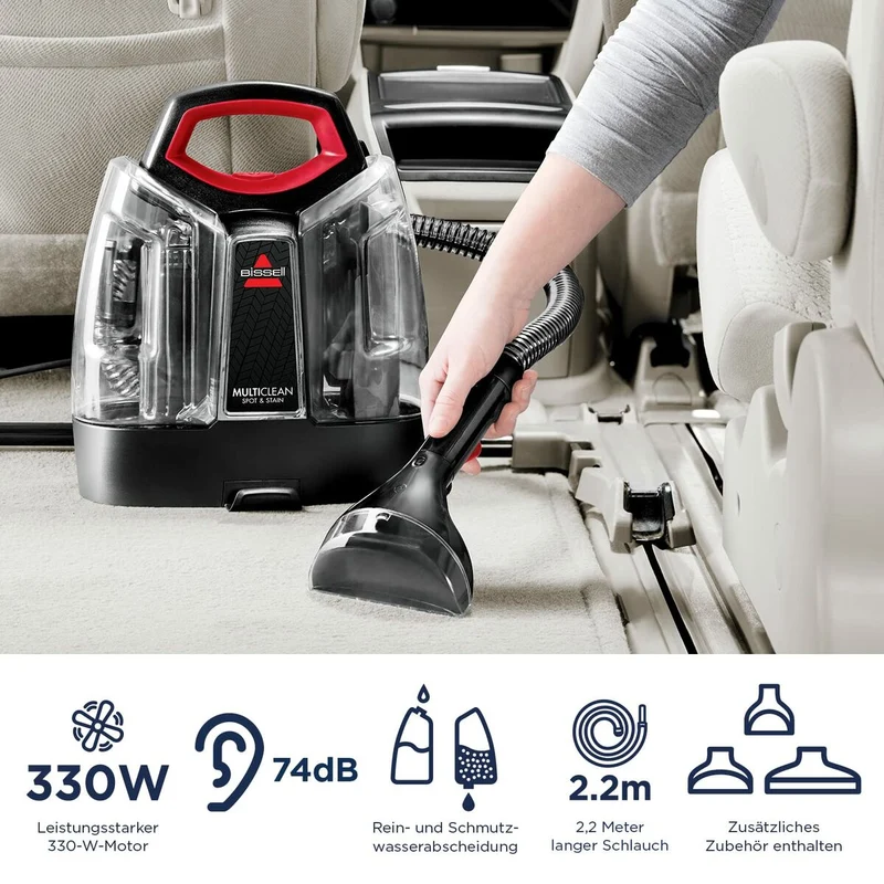 Extracteur Bissell 4720M Noir/Rouge 300 W
