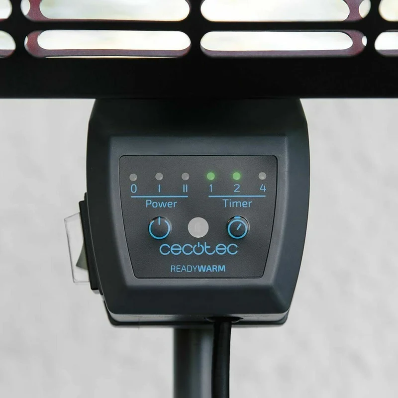 Chauffage électrique à quartz Cecotec Ready Warm 8200 Power Quartz Smart 2000W Gris 2000 W