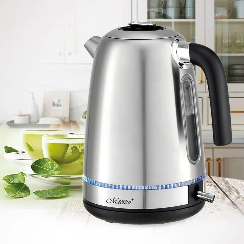 Bouilloire Feel Maestro MR-050 Bleu Argent Acier inoxydable 2200 W 1,7 L