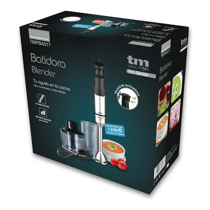 Mixeur plongeant TM Electron Inox 1200 W