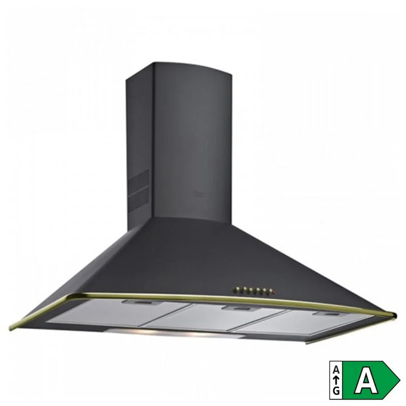 Hotte conventionnelle Teka Teka | Campana Decorativa 90 cm 603 m3/h 67 dB 278W Noir